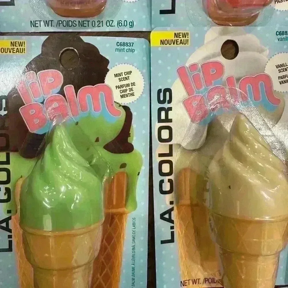 L.A. Colors ice cream and popsicle jelly gloss, lip balm and shimmer lip gloss